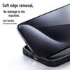Чехол из углеродного волокна для iPhone 16 Pro с двойным магнитным кольцом-подставкой