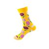 1pair Combed Cotton Fashion Hip Hop Man Woman Socks Harajuku Fruit Skateboard Oil Painting Animal Happy Socks Funny Sokken