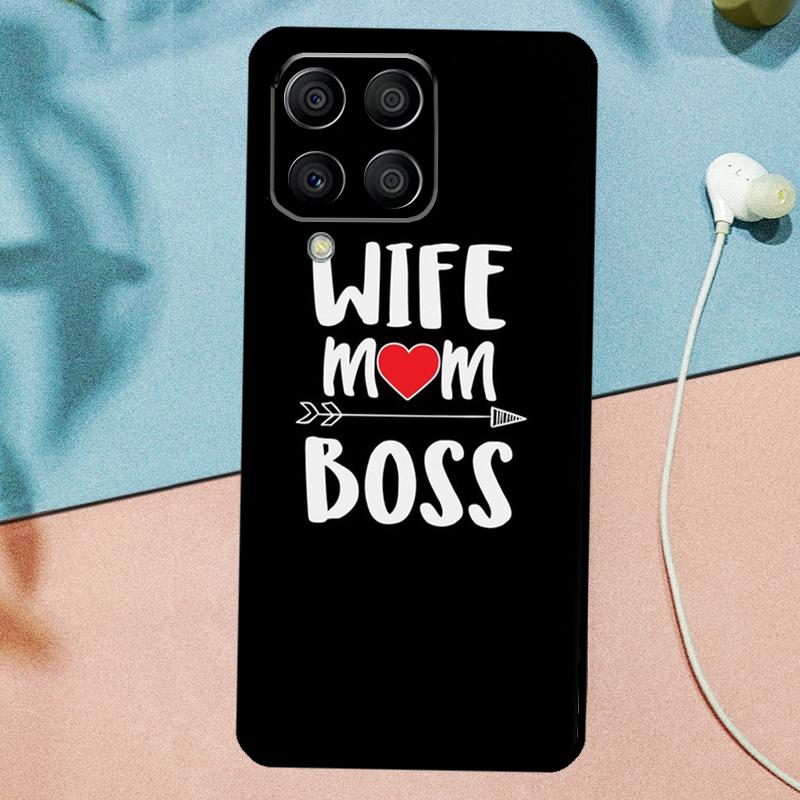 Цитаты для жены, мамы, начальницы для чехла Samsung Galaxy M33 M35 M55 M15 M12 M13 M14 M34 M54 M53 M21 M31 M11 M32 M52 M06 M16