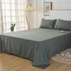 Soft Cotton Sheet Anti Dust Mite Mattress Cover Anti-Bacteria Flat Sheets Pure Color Bed Sheets Simple and Thickened Skin Friendly Double Bed