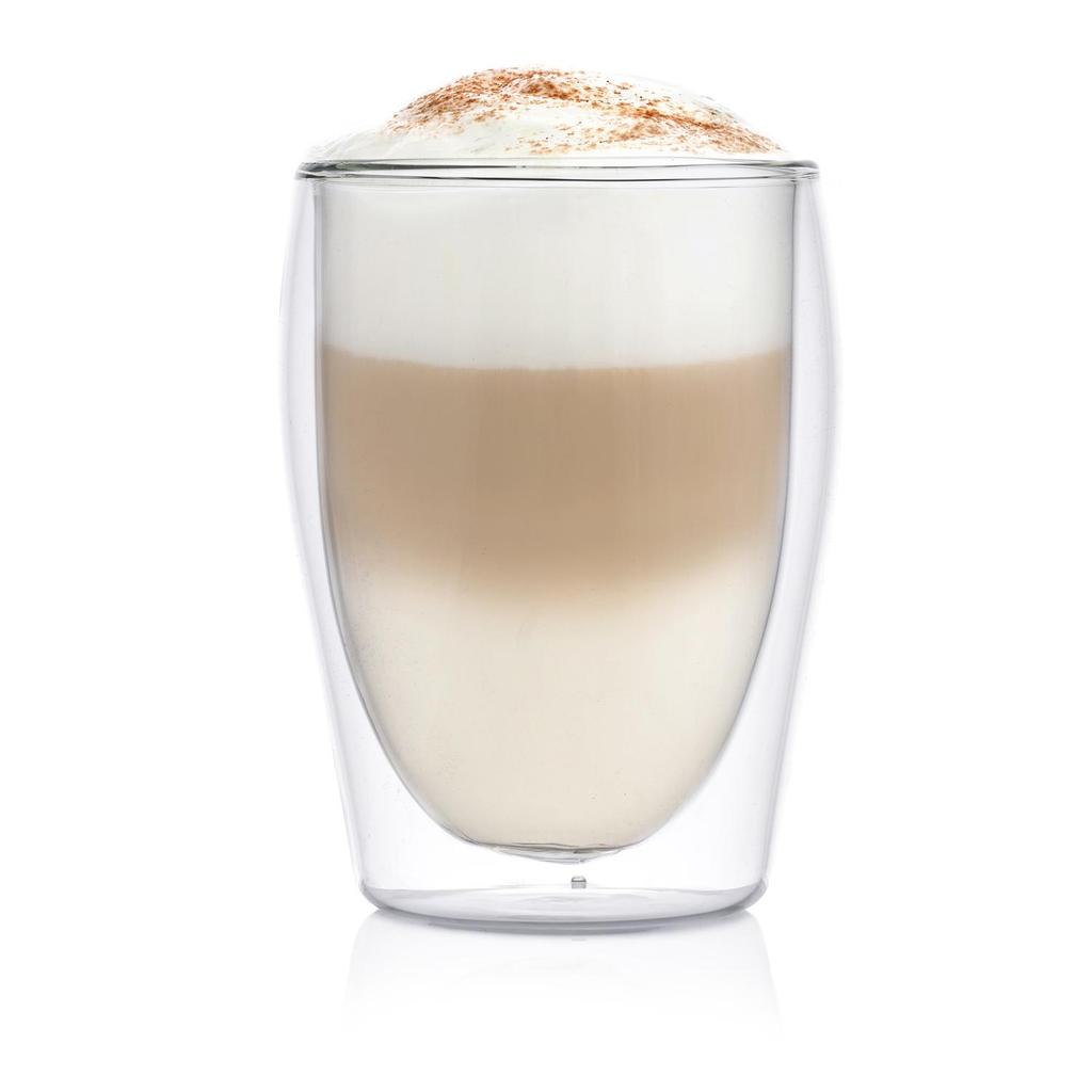 LISE DUKA Double-Walled Latte Glasses Set