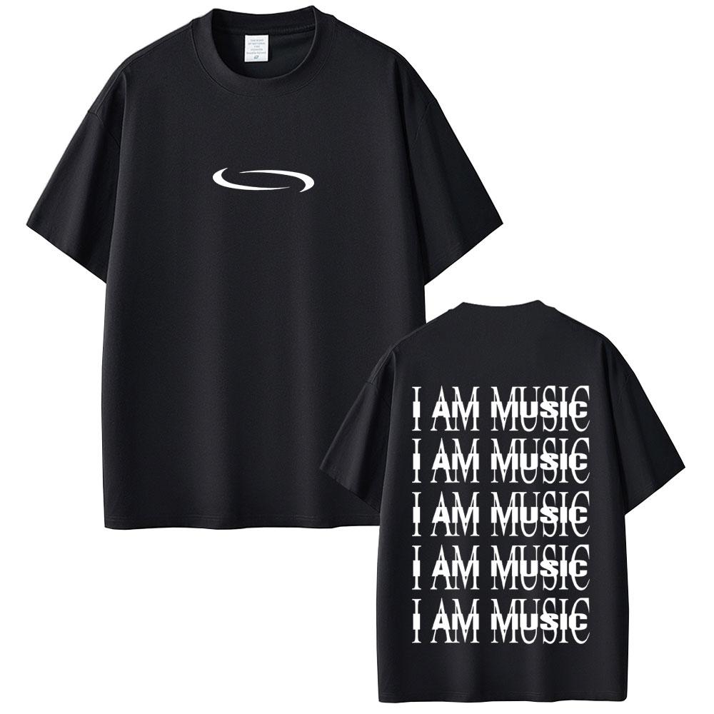 Футболка с графическим принтом обложки нового альбома рэпера Playboi Carti I Am Music, мужская повседневная винтажная футболка, мужские футболки свободного покроя в стиле хип-хоп