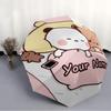 Personalized Name Yier BuBu Bear Print Umbrella - Automatic Open/Close, Eight-Rib Durable Frame, Automatic Folding Umbrella