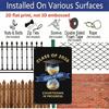 2D Flat, 1pc "Class of 2026 Countdown in Progress" Aluminium Sign - 8"x12" Gold & Blue Graduation Decor, Hourglass & Grad Cap Wall Art, Perfect for