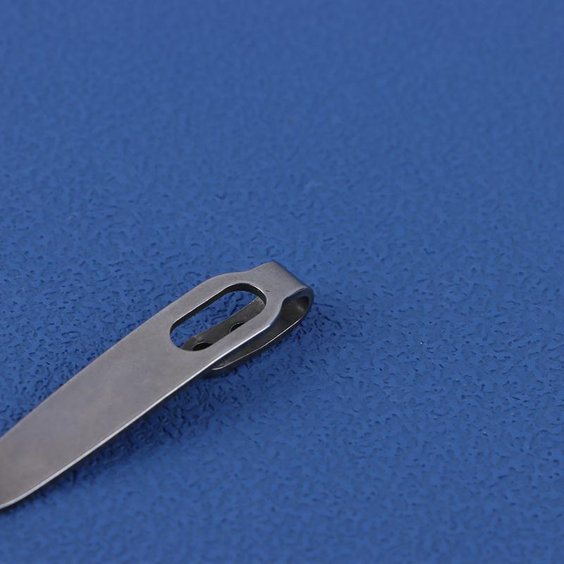 1 комплект, зажим для ножа из нержавеющей стали 420, 3 шт. винты M2,5, карманные поясные зажимы для ножей, аксессуары для изготовления своими руками