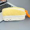 Plush Pen Bag Fried Shrimp Shape Stationery Bag New Pencil Case  School Office
