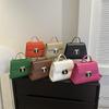 Women's Summer 2023 Retro Candy Color Crossbody Shoulder Bag: Fashionable and Textured Handbag
