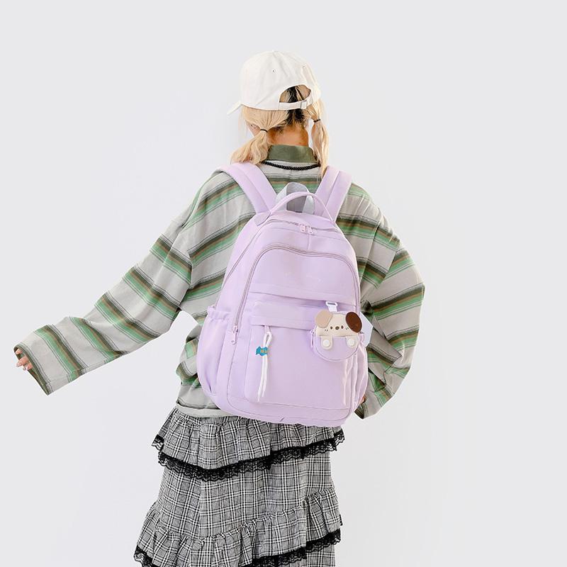 Girls Waterproof Backpack Student Schoolbag Lightweight Large Capacity Outdoor Backpack