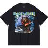 Хлопковая футболка плотностью 230 г/м² 100% Хлопок Heavy Metal Футболка с принтом рок-группы Популярная музыка Унисекс Тяжелая хлопковая футболка