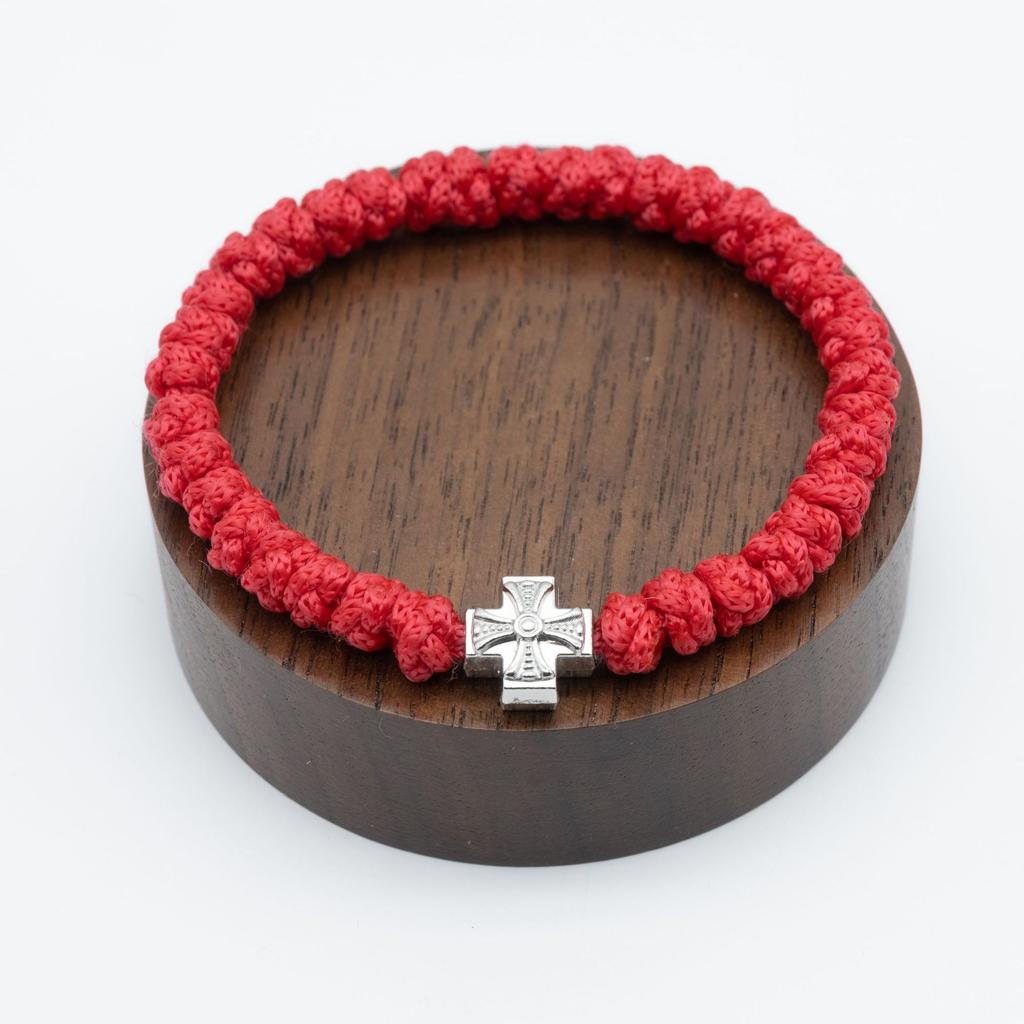 Религиозные четки молитвенный браслет православный сплав крест браслет регулируемый ремень для переноски Россия Греция