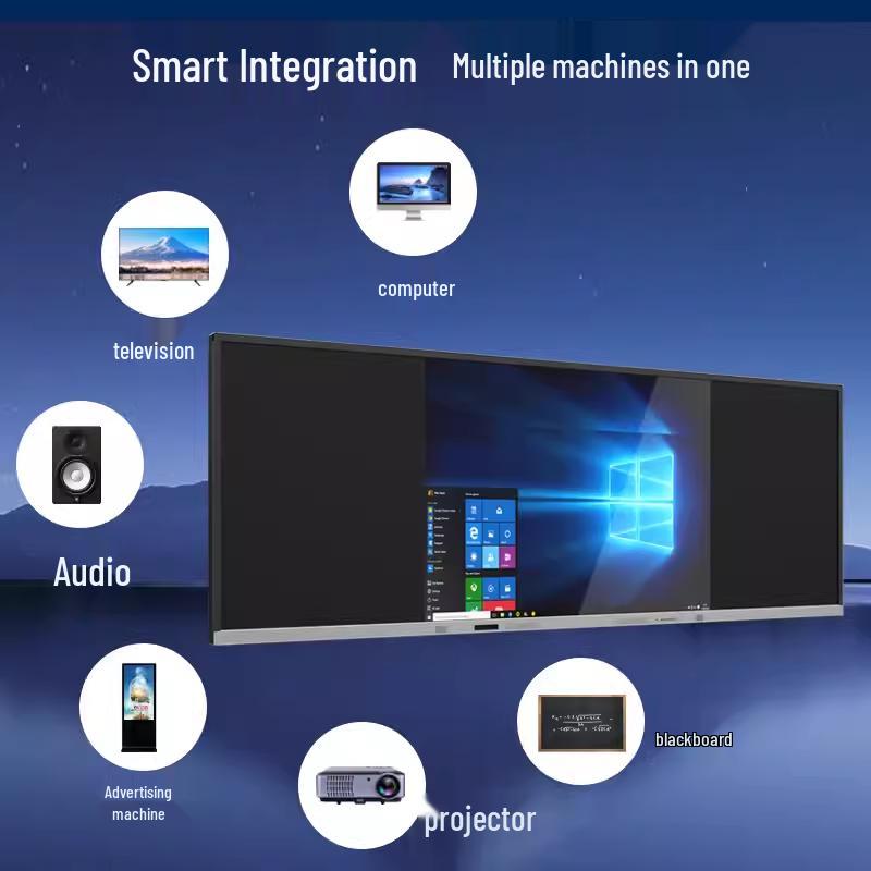 Qingguan 4K Push-Pull Interactive Smart Blackboard (CN version)