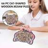 Cute Kitten Cat Puzzle Irregular Puzzle Toy Unique Irregular Puzzle  Birthday Xmas Gifts