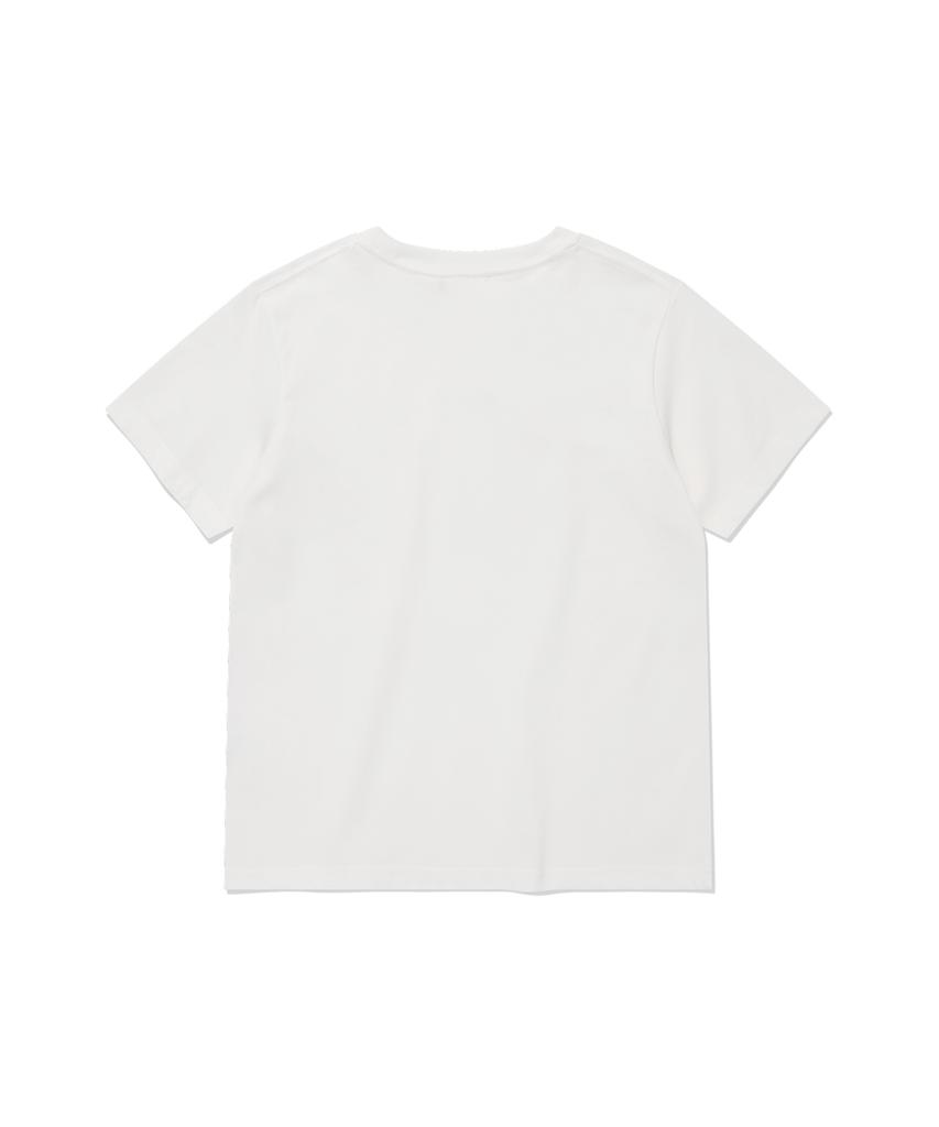 COVERNAT WOMAN Cool Cotton Copper Logo T-Shirt White