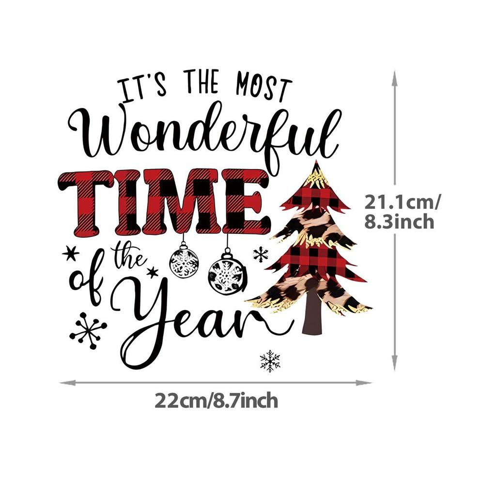 Счастливого Рождества, термонаклейки для одежды, толстовки DIY, патч, нанесенный термопрессом на одежду, деревья, олени