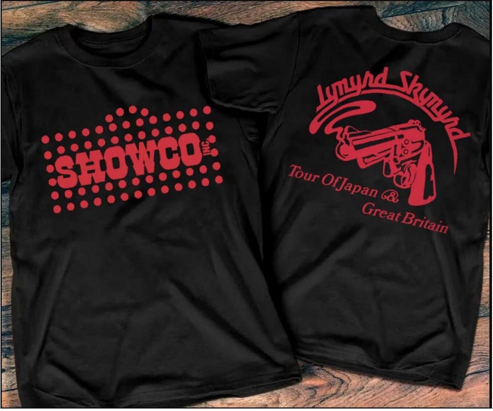 Винтажная футболка 1976 года Lynyrd Skynyrd Showco Tour of Japan Great Britain двусторонняя