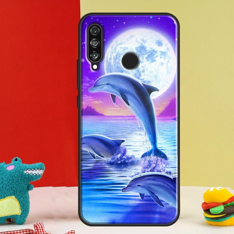 Чехол Ocean Dolphin для Huawei Nova 5T 9 10 SE 12i 12s 11i Y91 Y90 Y60 Y70 Y72 Y61 P60 P30 Pro P20 P40 Lite