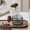 200ML Heat-resistant High Boron Silicon Glass Coffee Mug with Wooden Handle Ice American Latte Cup Tea Cup Household Water Cup