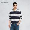 Мужская классическая хлопковая регбийная полоска GANT