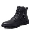 New Winter Snow Boots Plush Design High-quality Men's High Top Shoes Versatile for Daily Wear Men's Leather Casual Short Boots