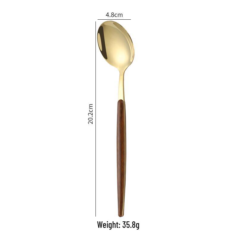 Столовые приборы Portuguese Cutlery с ручкой под дерево Abay