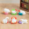 Мультяшная новинка, фигурка утки, милая статуэтка утки, кавайное мини-украшение в виде животного, креативное украшение для дома своими руками, аксессуары, подарки