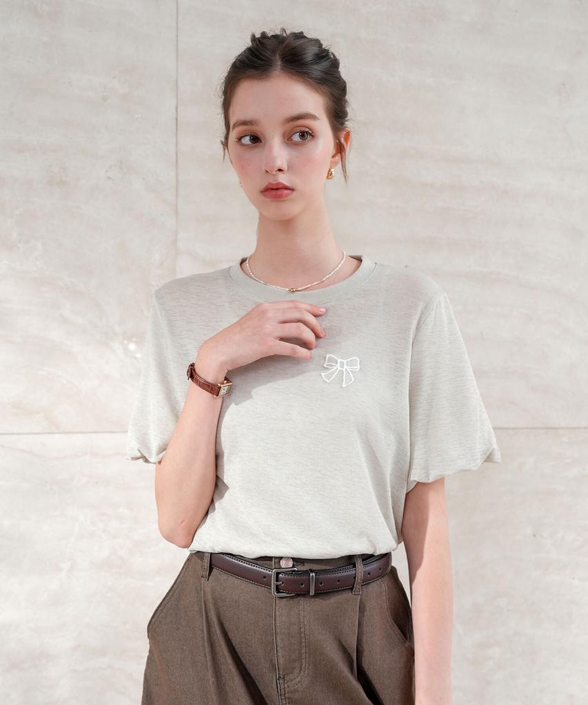 PIGMENT Airy Cool Tulip Sleeve Sweatshirt (Jxts260450)