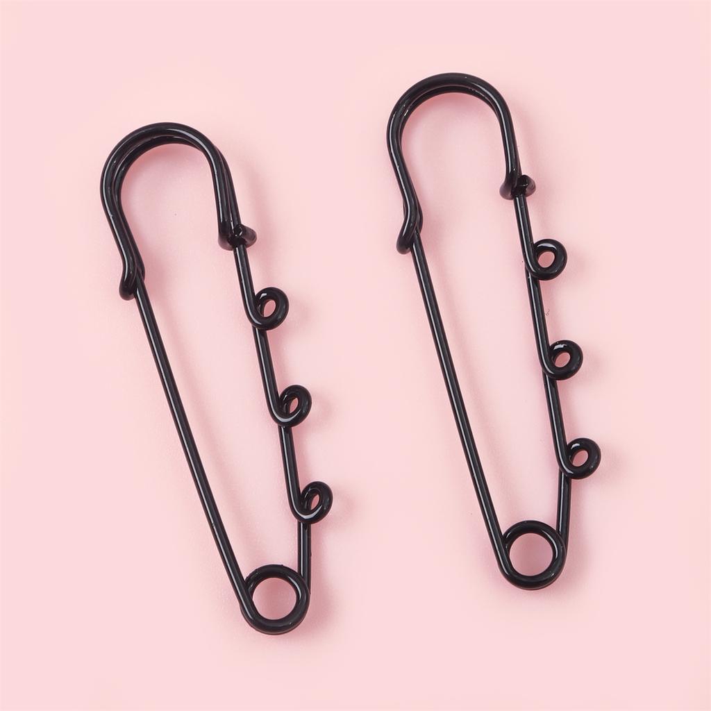 2/5Pcs Colorful 3 Holes Pins Brooch for DIY Making Decorations Clothing Fixator Supplies Accessories