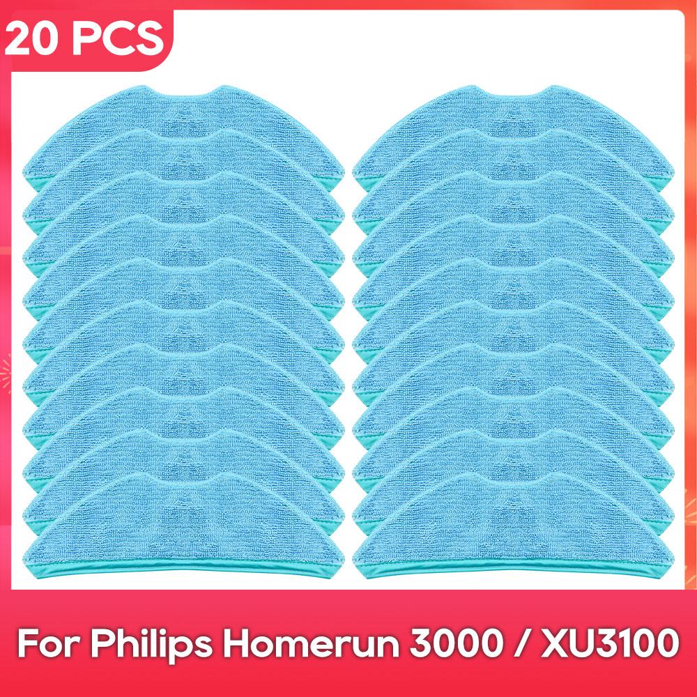 Fit For ( Philips 3000 / XU3100 / XU3110 / XU3000 ) Main Side Brush Filter Mop Dust Bag Robot Vacuum Cleaner Parts Accessories