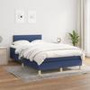 3140687 vidaXL Divan Bed with Mattress Blue 120x200 Cm Fabric