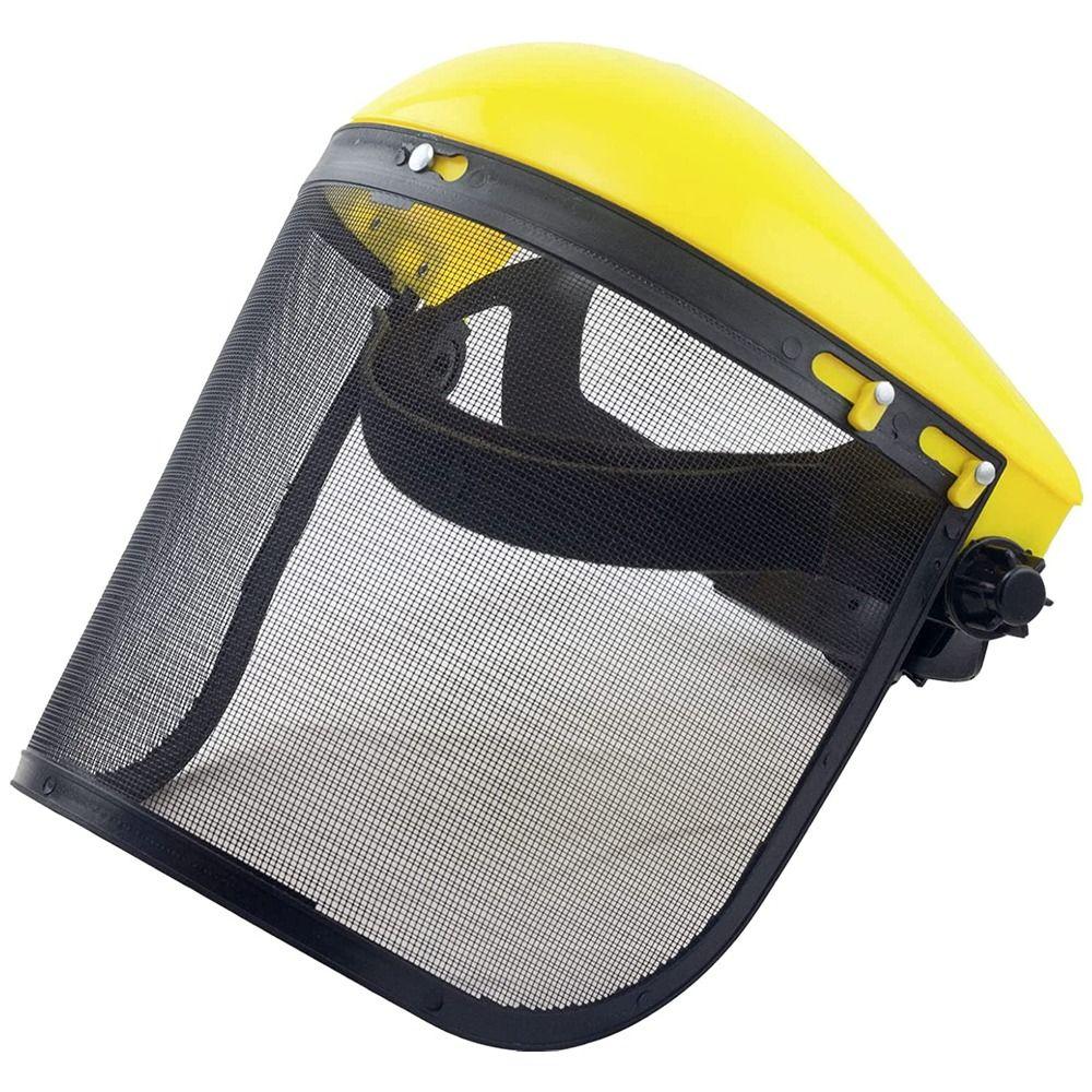 Face Protector Grass Trimmer Helmet With Full Face Garden Helmet Breathable Garden Mask Lawn Mower