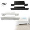 Black White Screen Door Seal 2Pcs Room Drain Kit, Patio for Aluminum Porch Enclosure Bottom, Outdoor Threshold Insect & Dust Proof Water Inserts