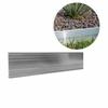 Ultra-strong Aluminium Garden Edging - ICH-ZAPFE.DE - 10 Cm X 100 Cm - Galvanised - Aluminium