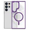 For Samsung Galaxy S24 Ultra Case TPU+PC Clear Phone Cover Compatible with MagSafe