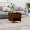 VidaXL Coffee Table Brown Oak 50x46x50 Cm Engineered Wood 830906