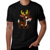 Melted Popcorn Plastic Rudolph Reindeer Christmas Rudolph Tshirt T Shirt Custom Print Unisex Tshirt Tshirt