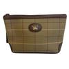 Burberrys Сумка-клатч деловая Мега-клетка холст Клатч Зеленая система холст мужская Б/у