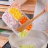 4 решетки Crisper Fresh Box Отделение холодильника Морозильник Органайзеры Sub-Packed Мясо Прозрачный Crisper Кухонный Контейнер Для Пищевых Продуктов