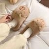Soft Warm Capybara Slippers Casual Cute Animal Fur Capibara Slippers Plushy Lovely Winter Fluffy Kapibara Slides Indoor