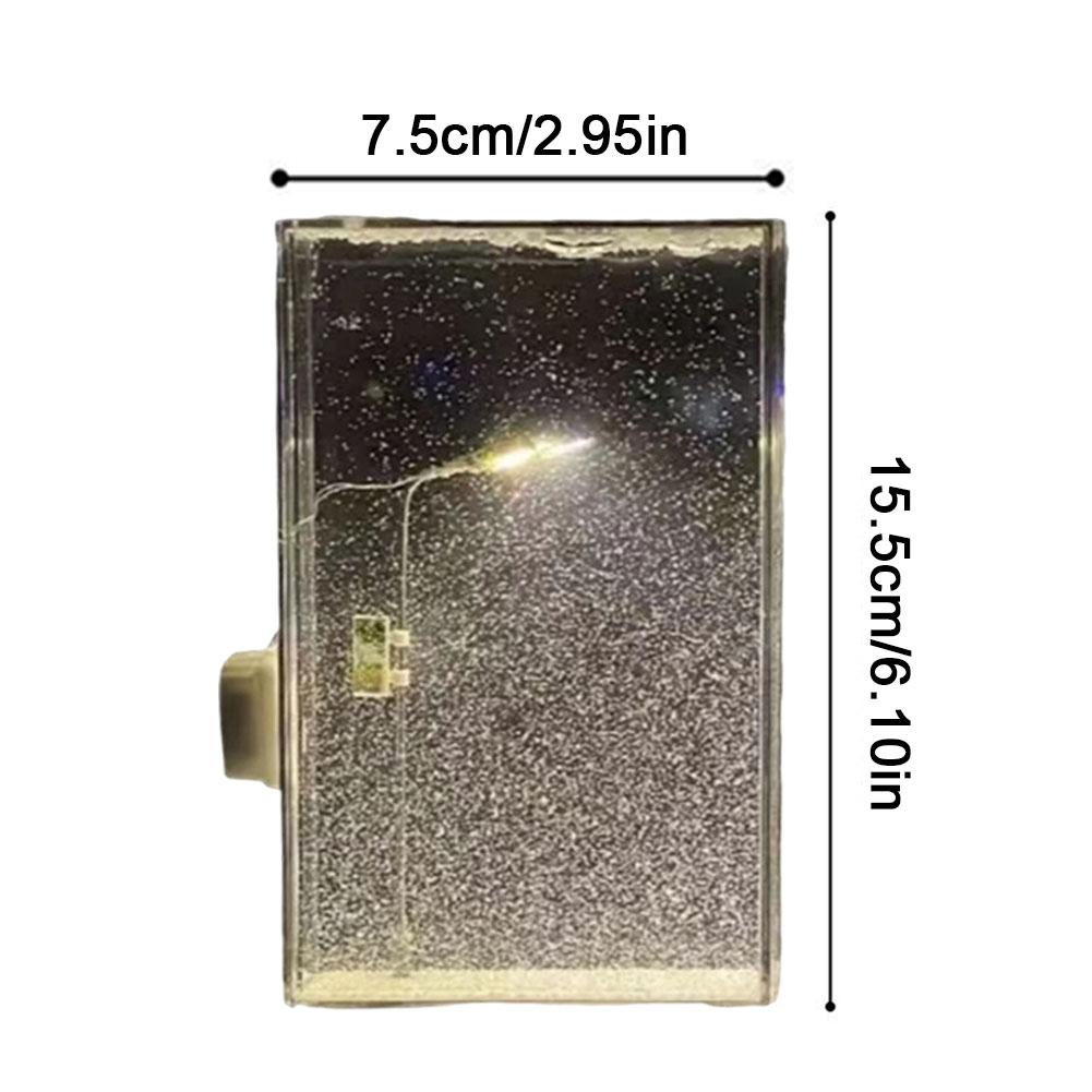 Снежная сцена Уличный фонарь Сделай сам Снежная ночь Перетекающий маленький ночник Рождество Санта Ручная работа Сделай сам Набор материалов Подарок на день рождения