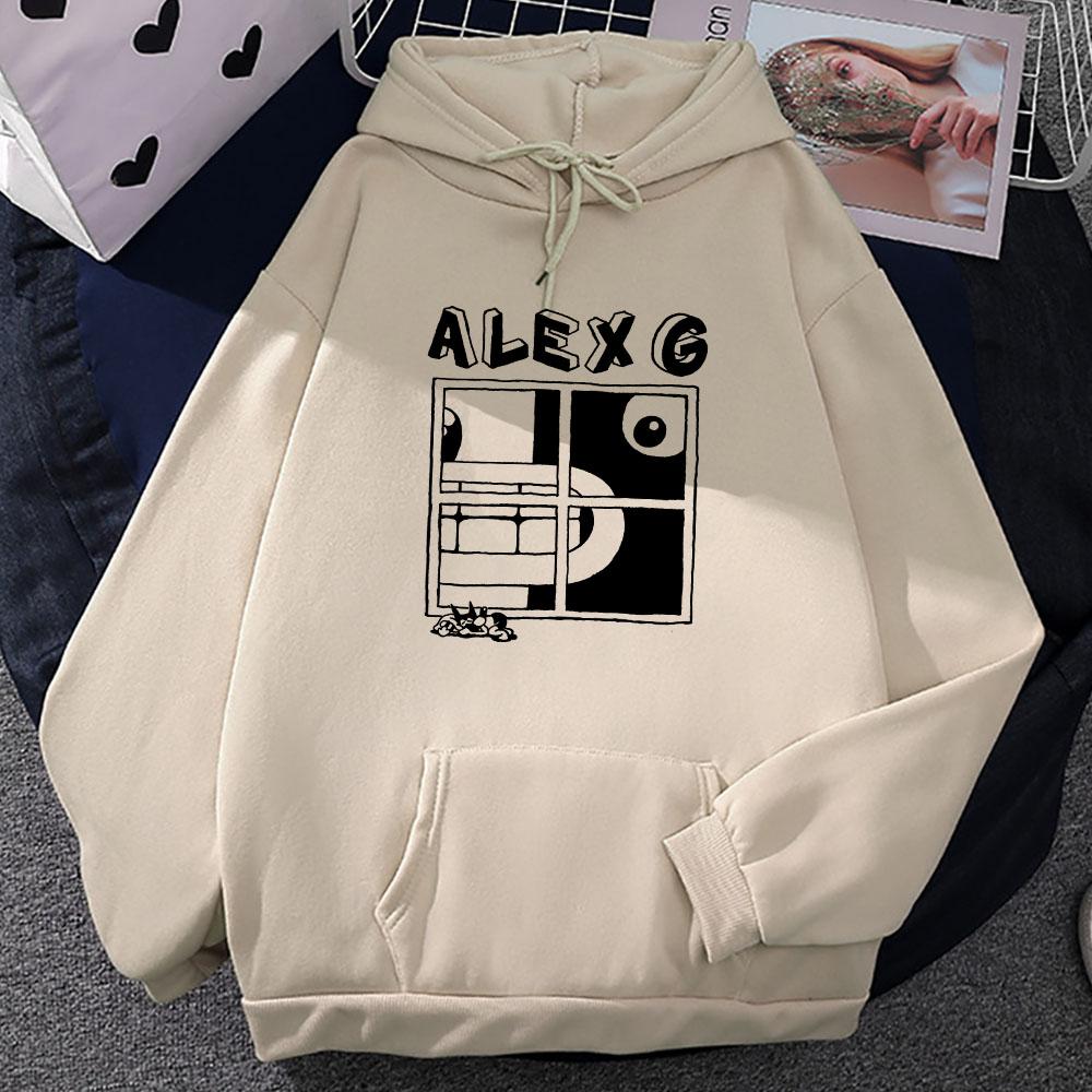 ALEX G Толстовки с капюшоном, с длинным рукавом, осенний флис, повседневные пуловеры, хип-хоп, унисекс, уличная одежда, худи унисекс