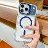 Чехол для iPhone 17 Pro Max, Электролитическое покрытие, Подставка для объектива, Магнитный, Защитный чехол от падений