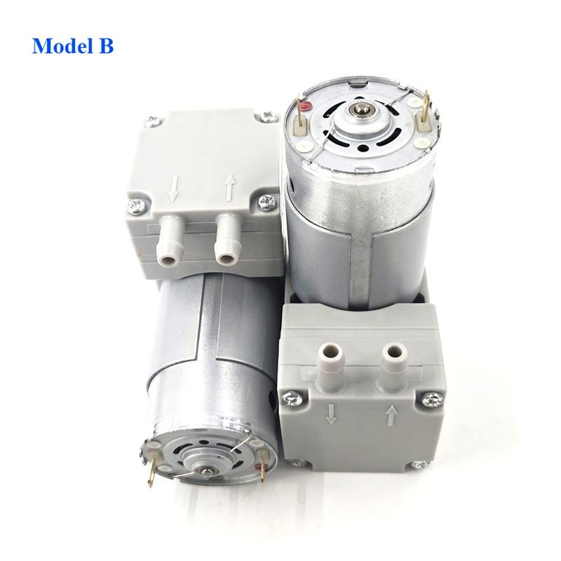 DC 12V/24V RS-555 Мотор Поршневой Воздушный Насос Высокое Всасывание -80Kpa Вакуумный Отрицательное Давление Насос Красота Пайка Вакуумная Упаковочная Машина