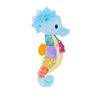 Baby Seahorse Musical Rattles Toys Infant Stuffed Animals Soft Toy with Bright Colors Crinkle Sound Paper Newborn Toys Gifts