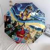 One Piece Cartoon Umbrella Portable Windproof Umbrella