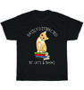 Easily Distracted By Cats And Books Cat Book Pet Lover Reading T-Shirt Unisex