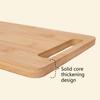 Бамбуковая разделочная доска Утолщенная Двусторонняя Разделочная доска Кухонная Разделочная панель с Вертикальным Хранением Защита от Плесени Стол для Нарезки Фруктов