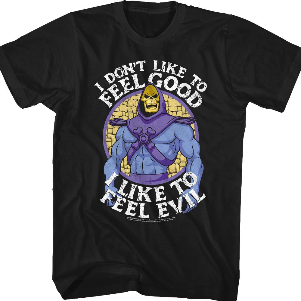 Skeletor I Like to Feel Evil Masters of the Universe T-Shirt Unisex T-Shirt
