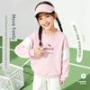 Весенний наряд для девочек Hello Kitty 2026 Новый свитшот и джинсы Детский весенний комплект из двух предметов Тонкий модный стиль