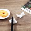 Cute Bunny Chopstick Holder Kitten Ceramic Crafts Table Decoration Japanese Hotel Household Chopstick Rest Chopstick Pillow