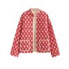 Kaslead New Arrival Women's Clothing Fashion Style Fashion Casual Minimalist All-Matching Printed Cotton Coat Jacket